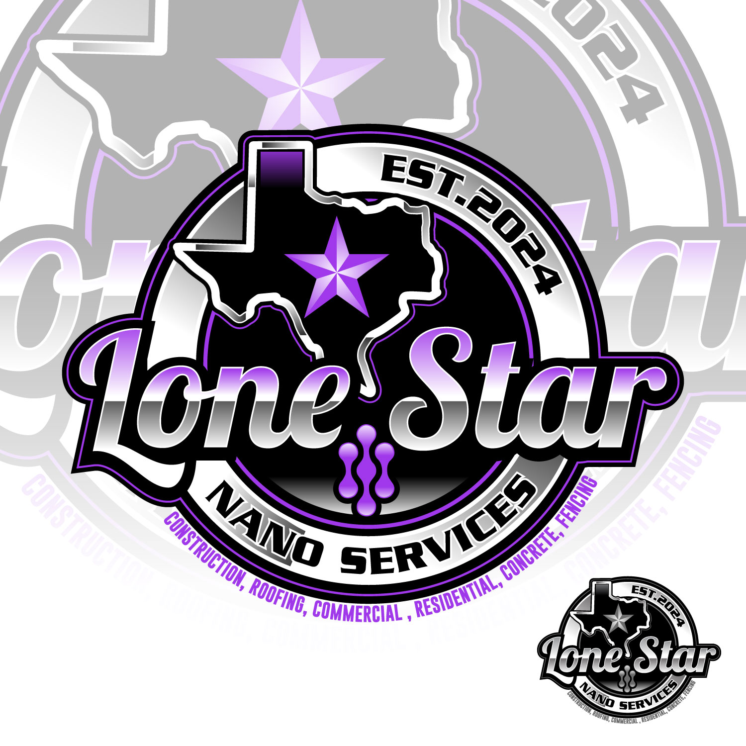 Logo Design by Suvendu.S for Lone Star Nano Services | Design #33986748