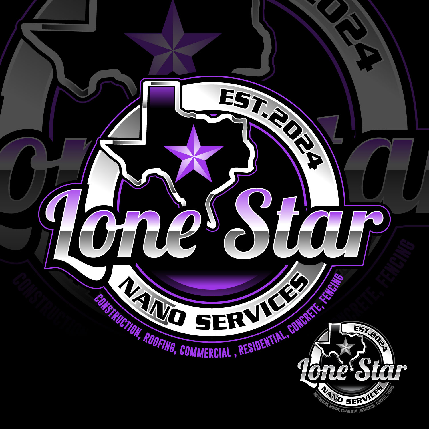 Logo Design by Suvendu.S for Lone Star Nano Services | Design #33986753