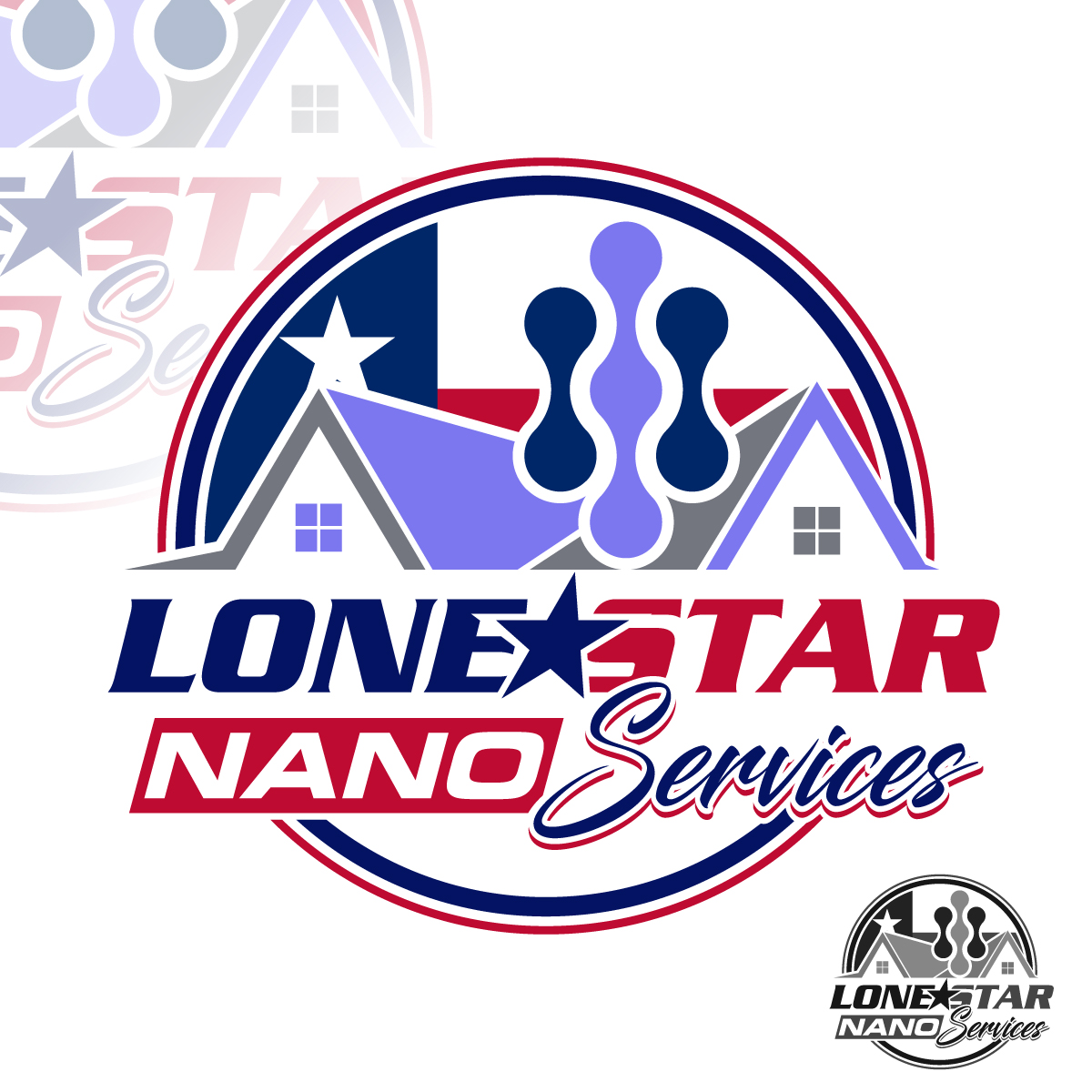 Logo Design by Suvendu.S for Lone Star Nano Services | Design #33992948