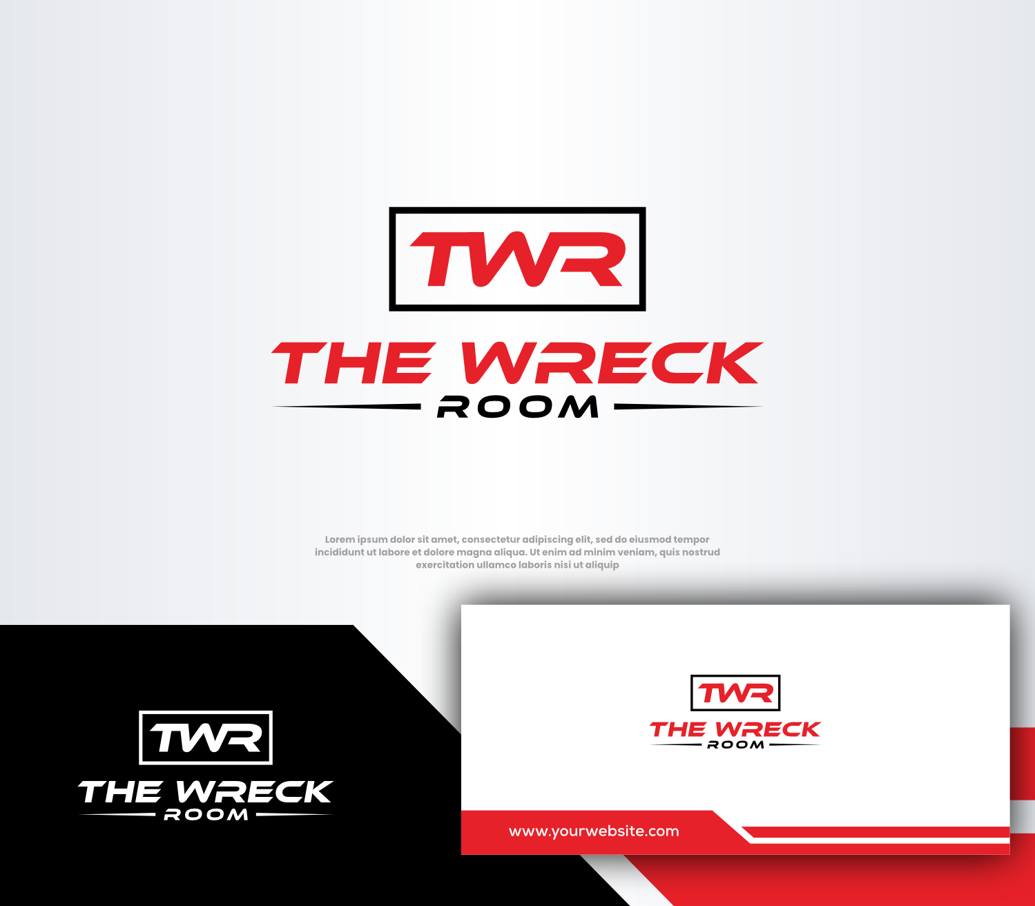 Logo Design by Kenshin777 for The Wreck Room LLC | Design #33984042