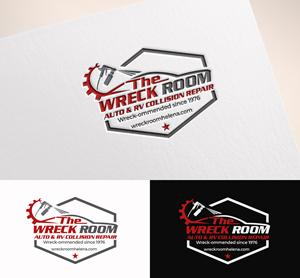 Diseño de Logo por M Art & Design para The Wreck Room LLC | Diseño: #33982325