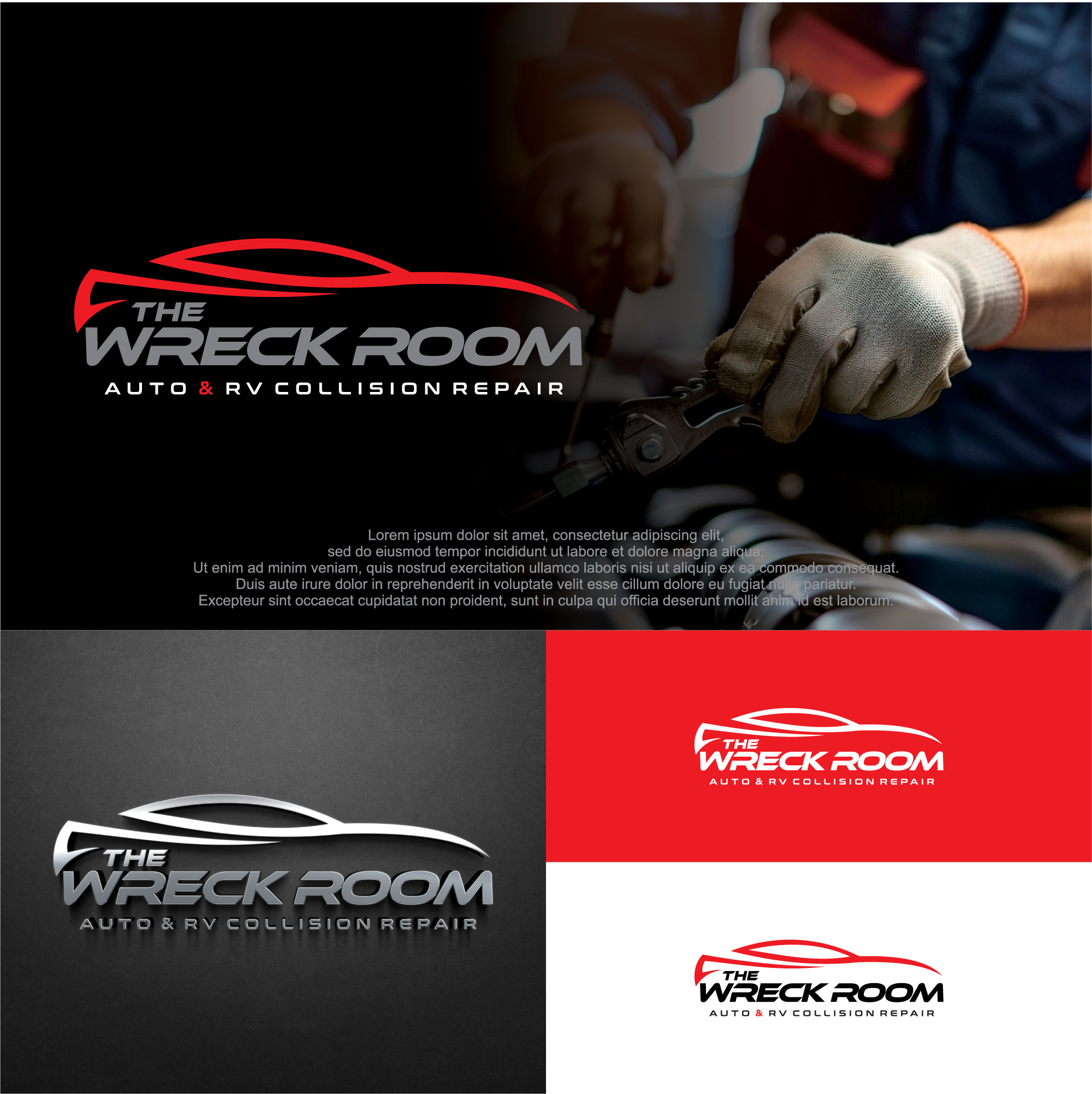 Logo Design by JoiceSinatra for The Wreck Room LLC | Design #34029208