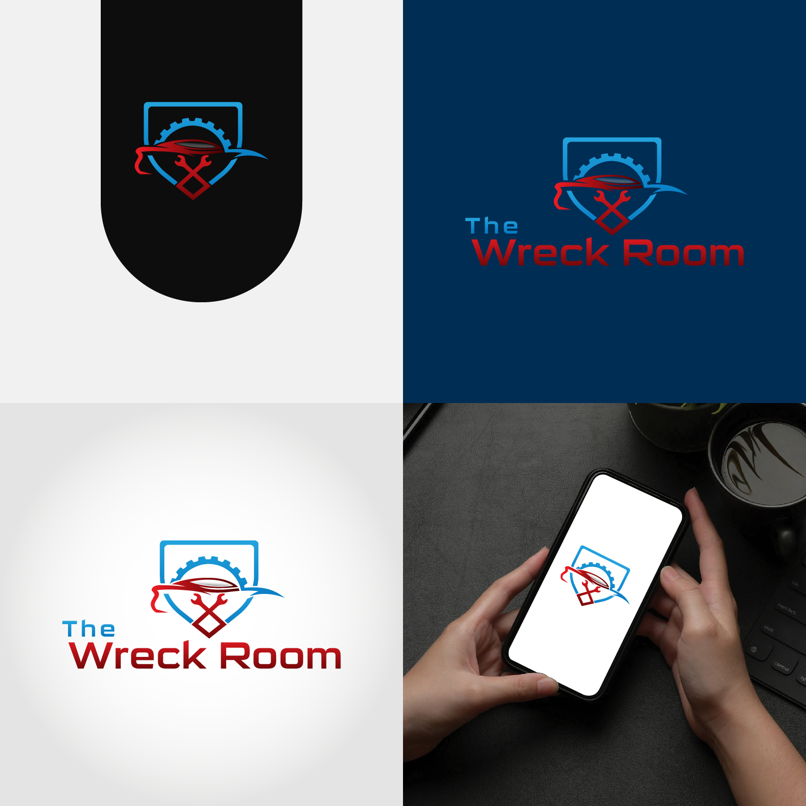 Logo Design by Deziners Zone for The Wreck Room LLC | Design #33987925