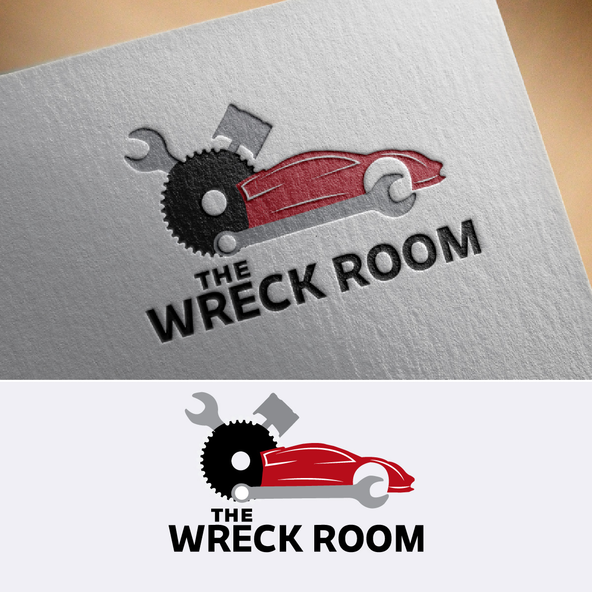 Logo Design by fly  design for The Wreck Room LLC | Design #33986700