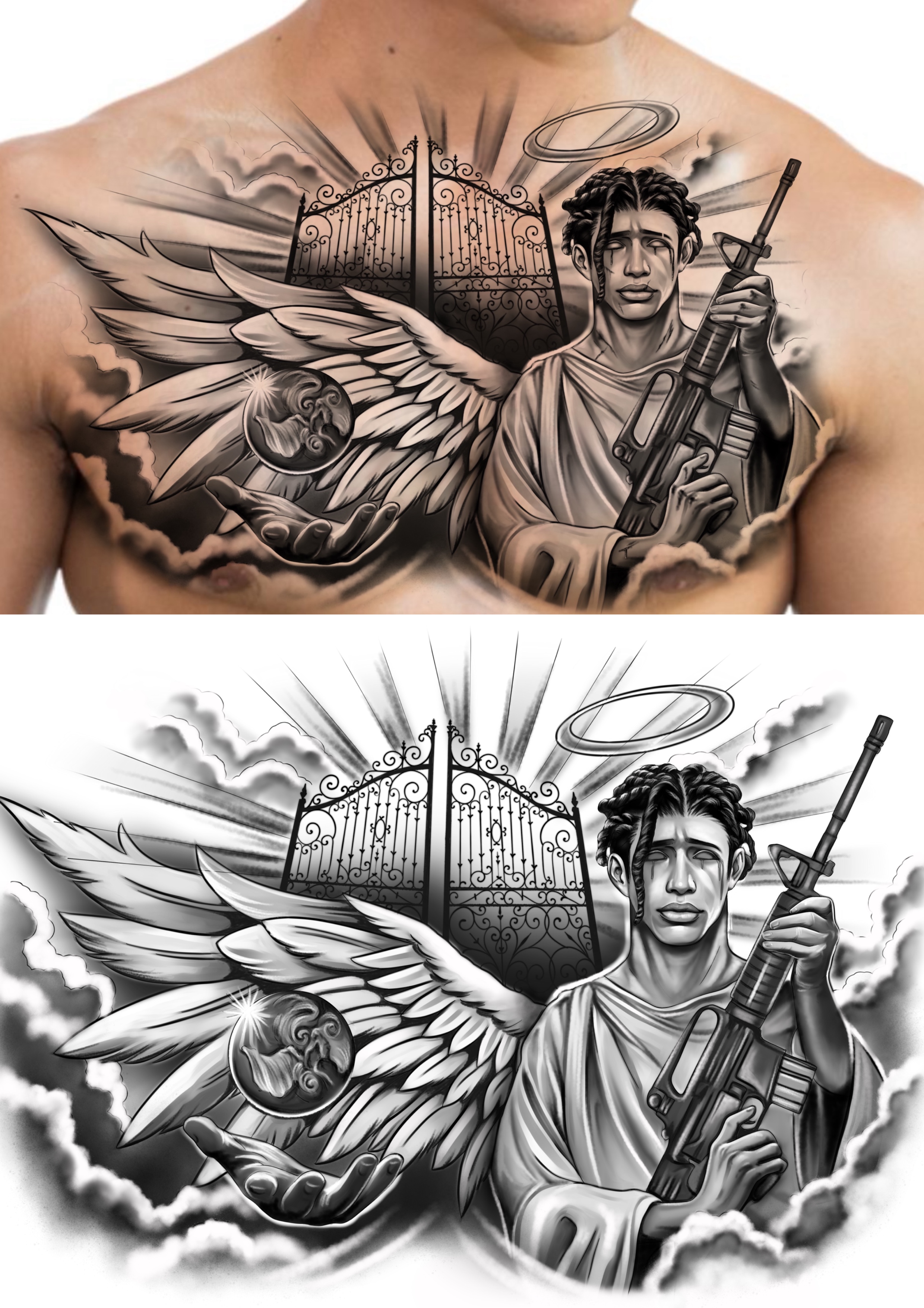 Diseño de Tatuaje por Omelas para este proyecto | Diseño #33995726
