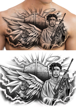 Diseño de Tatuaje por Omelas para este proyecto | Diseño: #33995726