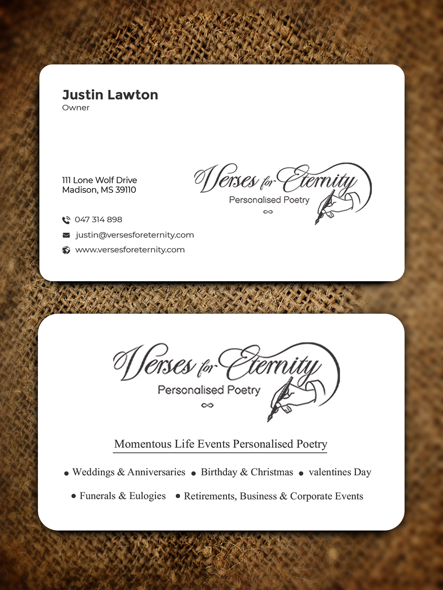 Diseño de Tarjeta de Presentación por Graphixpointt para Manage My Office | Diseño #33995121