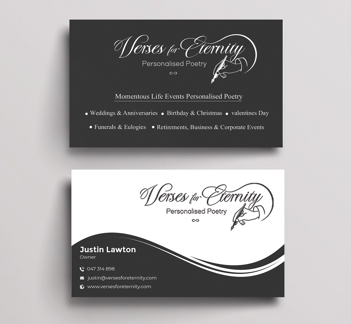 Diseño de Tarjeta de Presentación por Graphixpointt para Manage My Office | Diseño #33995935