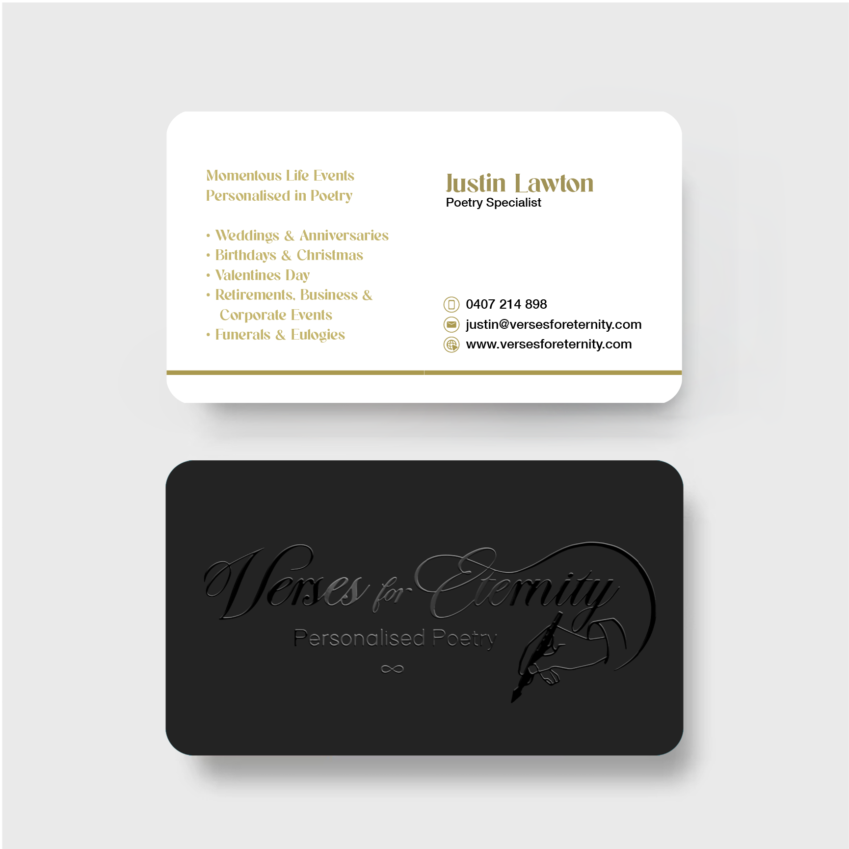 Visitenkarten-Design von Isu-D für Manage My Office | Design #33989488