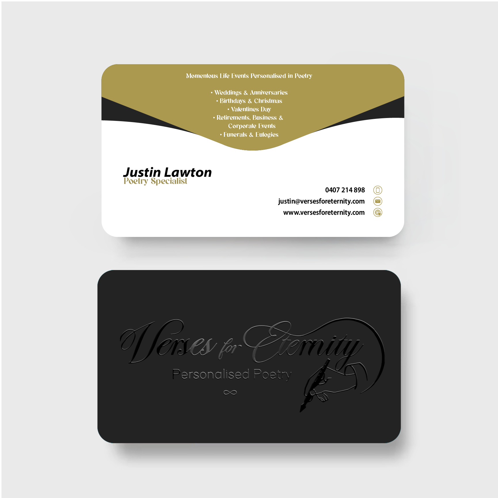 Diseño de Tarjeta de Presentación por Isu-D para Manage My Office | Diseño #33989515