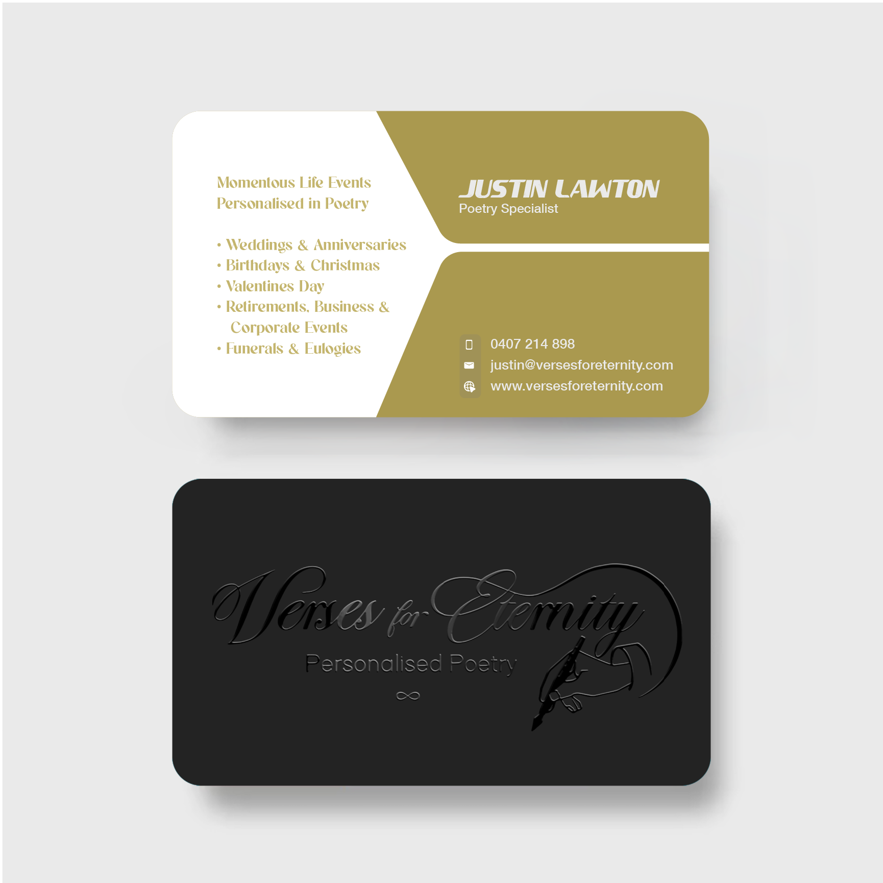 Diseño de Tarjeta de Presentación por Isu-D para Manage My Office | Diseño #33989538