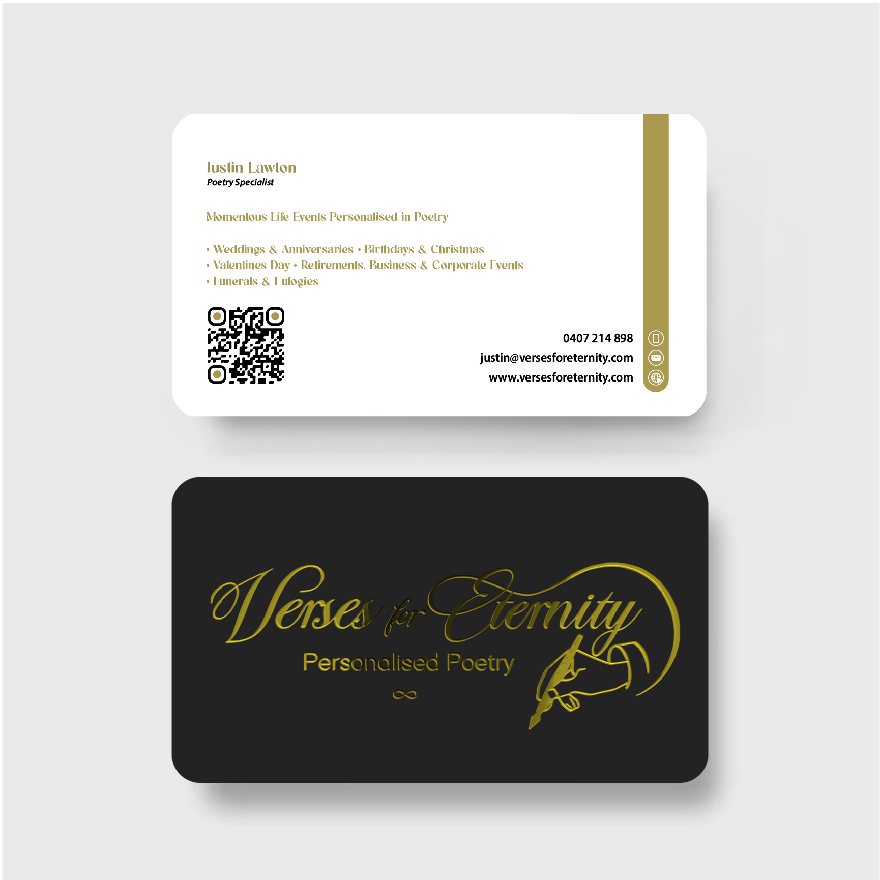 Visitenkarten-Design von Isu-D für Manage My Office | Design #33989589
