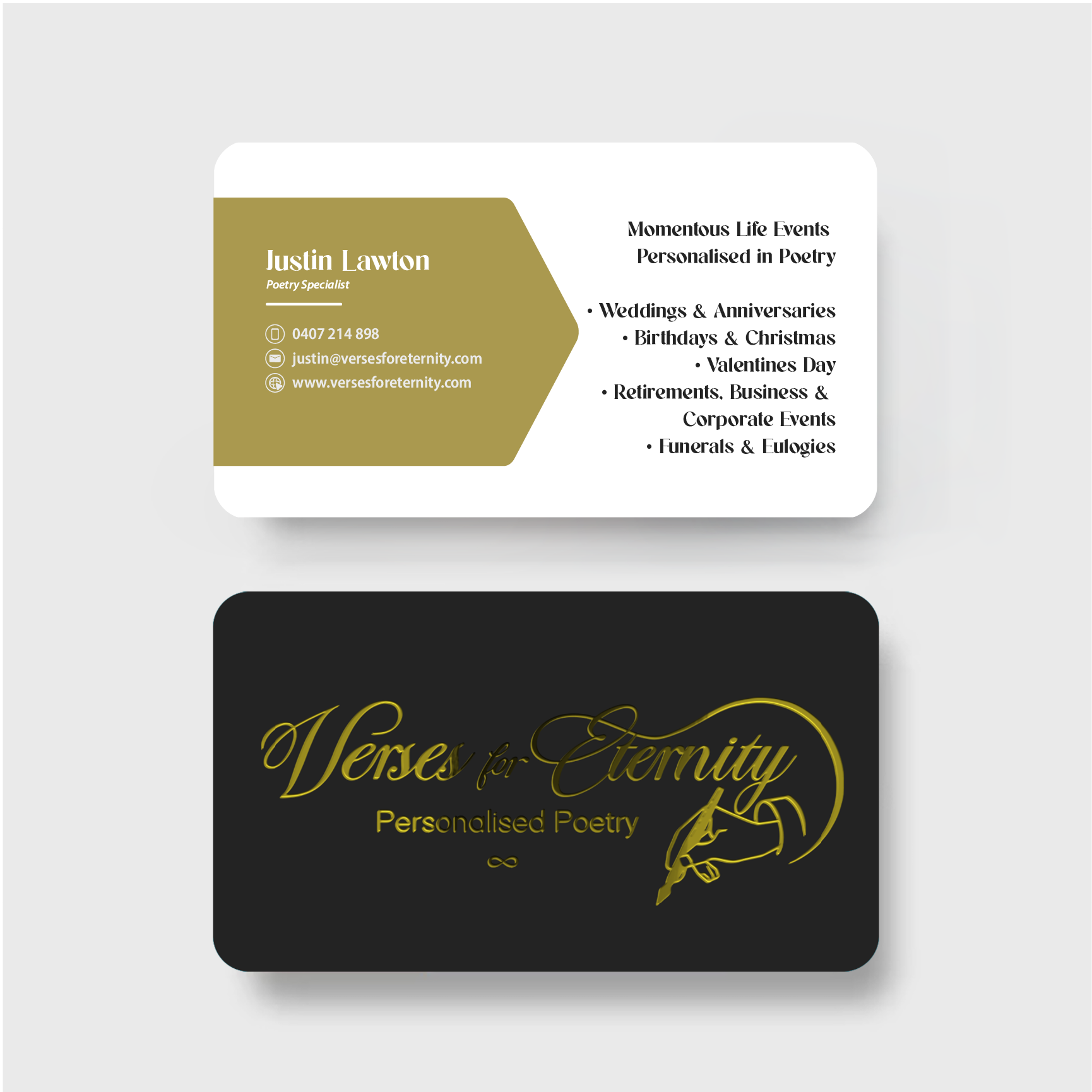 Visitenkarten-Design von Isu-D für Manage My Office | Design #33989598