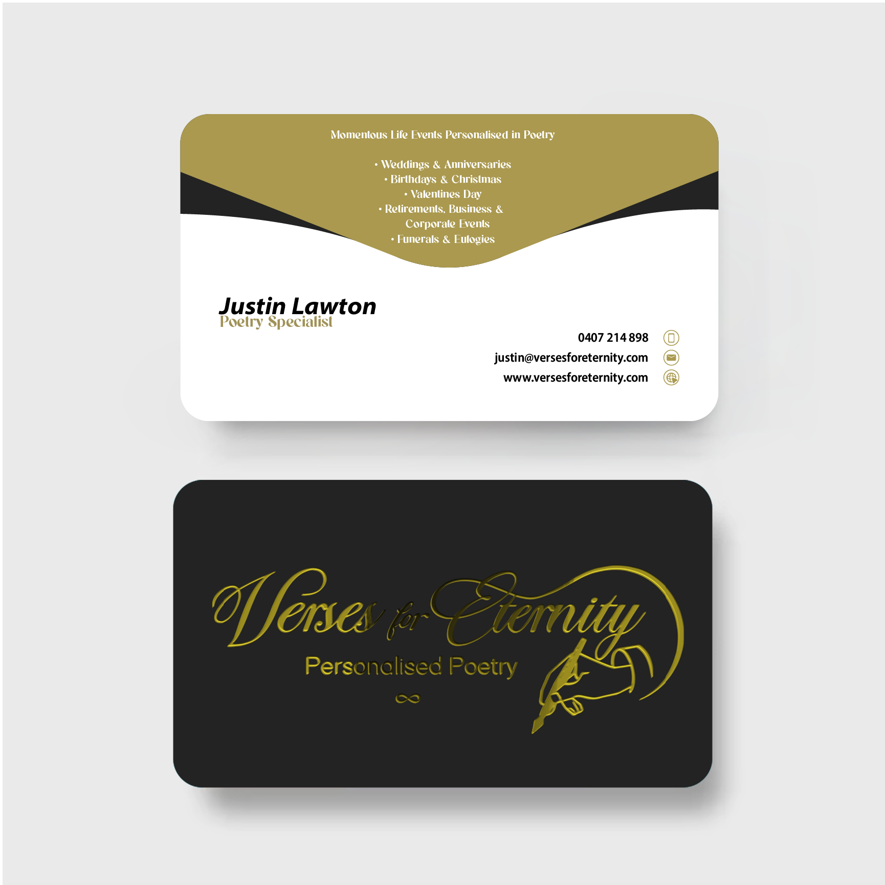 Visitenkarten-Design von Isu-D für Manage My Office | Design #33989602