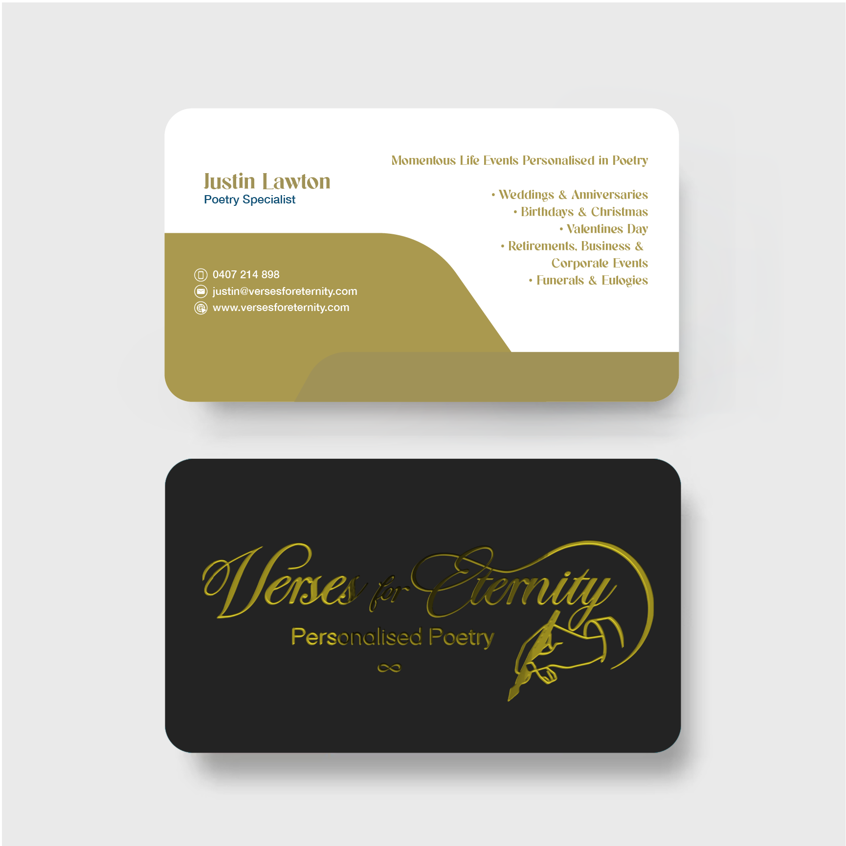 Visitenkarten-Design von Isu-D für Manage My Office | Design #33989607