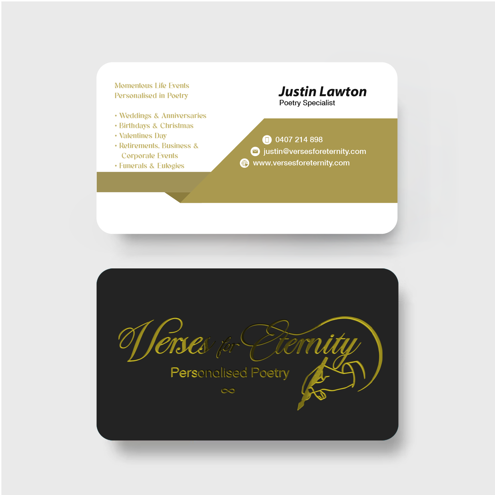Visitenkarten-Design von Isu-D für Manage My Office | Design #33989608