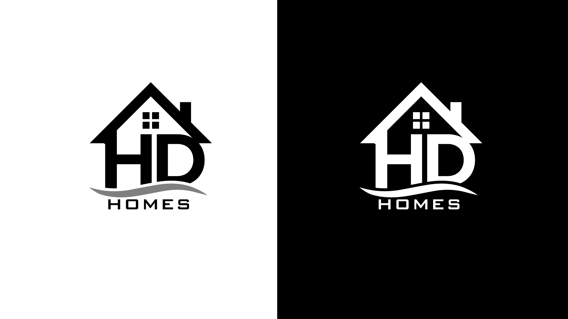 Logo Design by Rickyy for HD construction & excavation  | Design #34263585