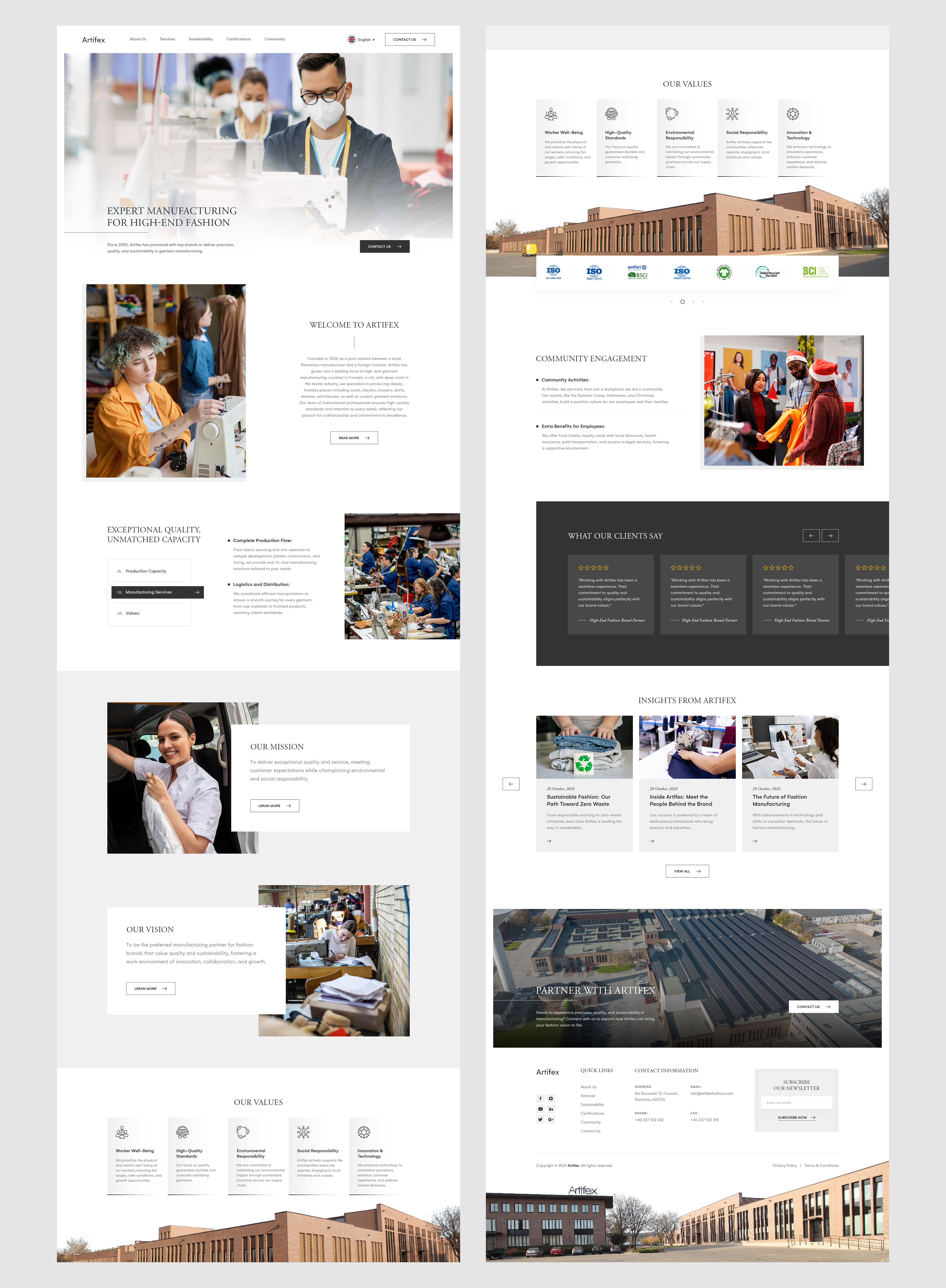 Web Design by Bhavik P. for ARTIFEX | Design #34033986