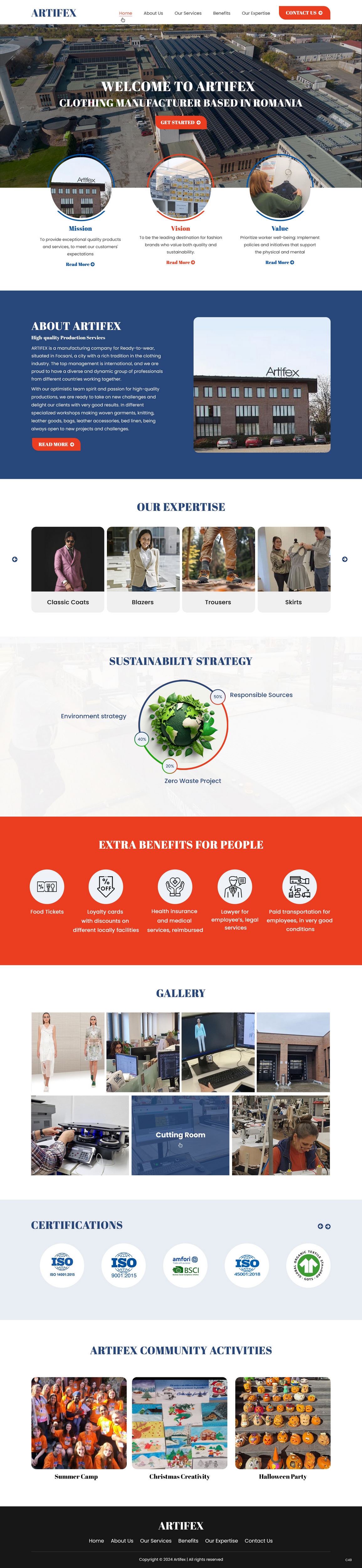 Web Design par pb pour ARTIFEX | Design #34004516