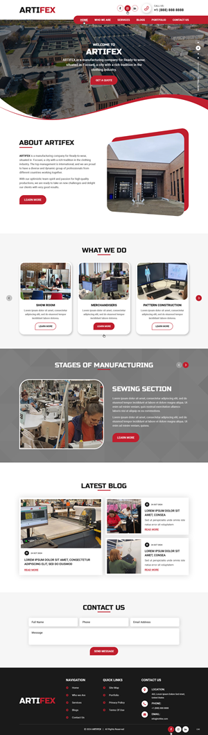 Web Design by pb for ARTIFEX | Design: #34004517