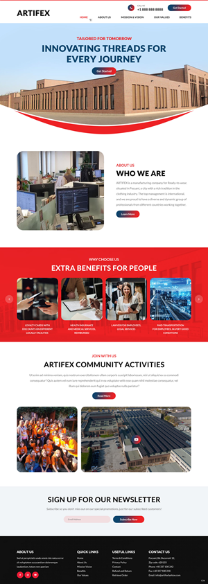 Web Design by pb for ARTIFEX | Design: #34004524