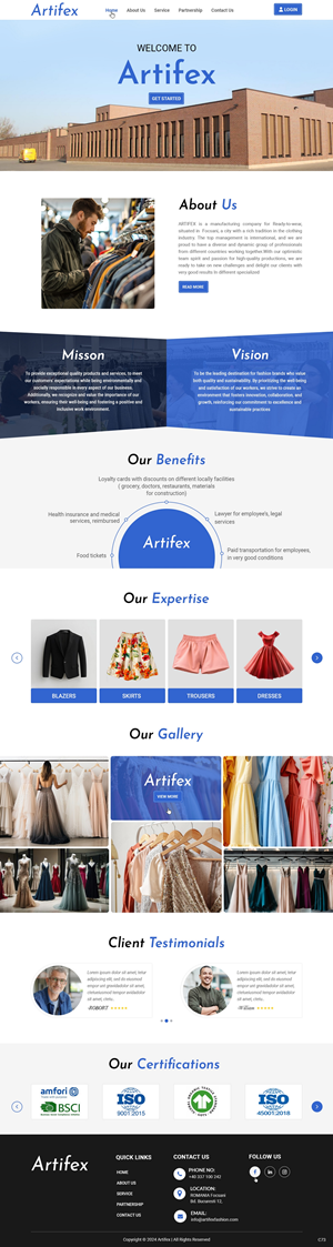 Web Design by pb for ARTIFEX | Design: #34004525