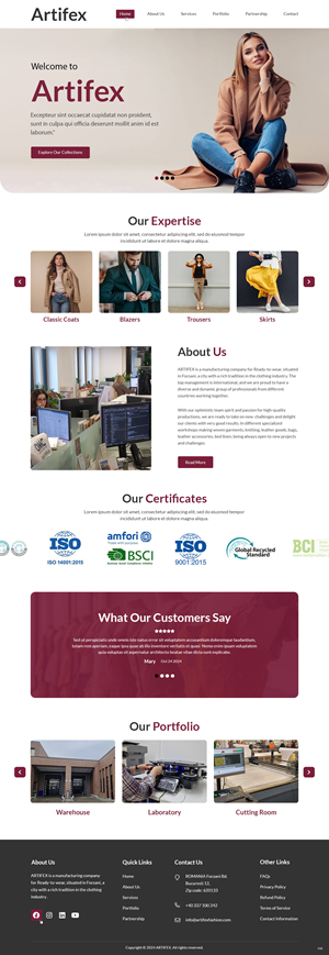 Web Design by pb for ARTIFEX | Design: #34004526