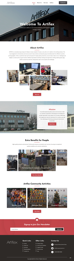 Web Design by pb for ARTIFEX | Design: #34011994
