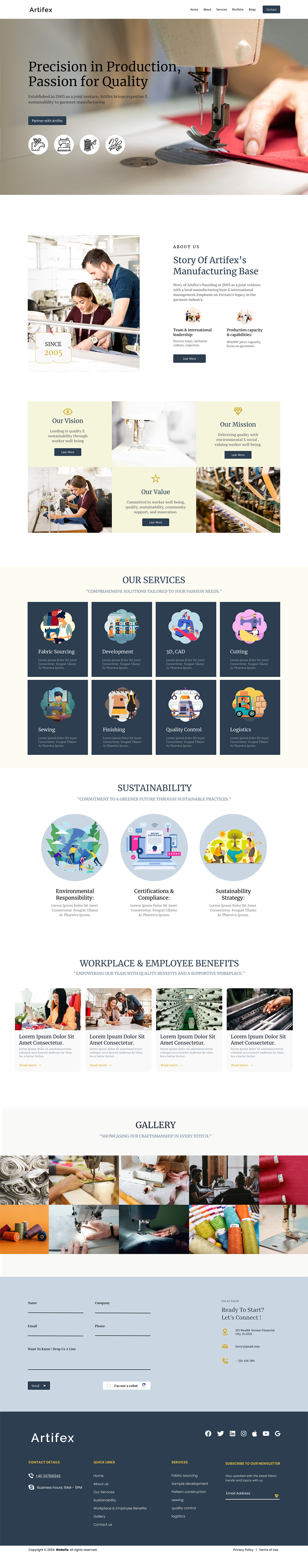 Web Design by lemosys infotech for ARTIFEX | Design #34010517