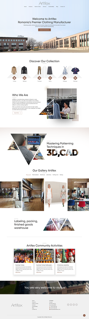 Web Design by nzdesigners for ARTIFEX | Design: #34003410