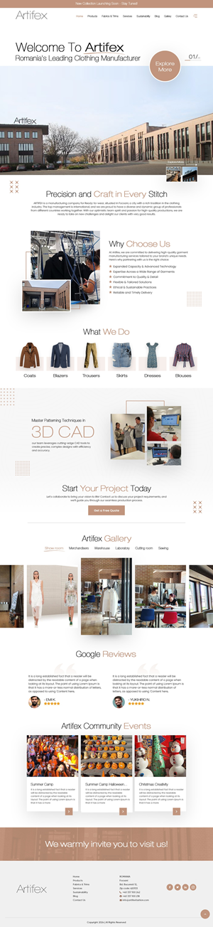 Web Design by nzdesigners for ARTIFEX | Design #34014700