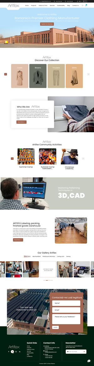 Web Design by nzdesigners for ARTIFEX | Design: #34025435