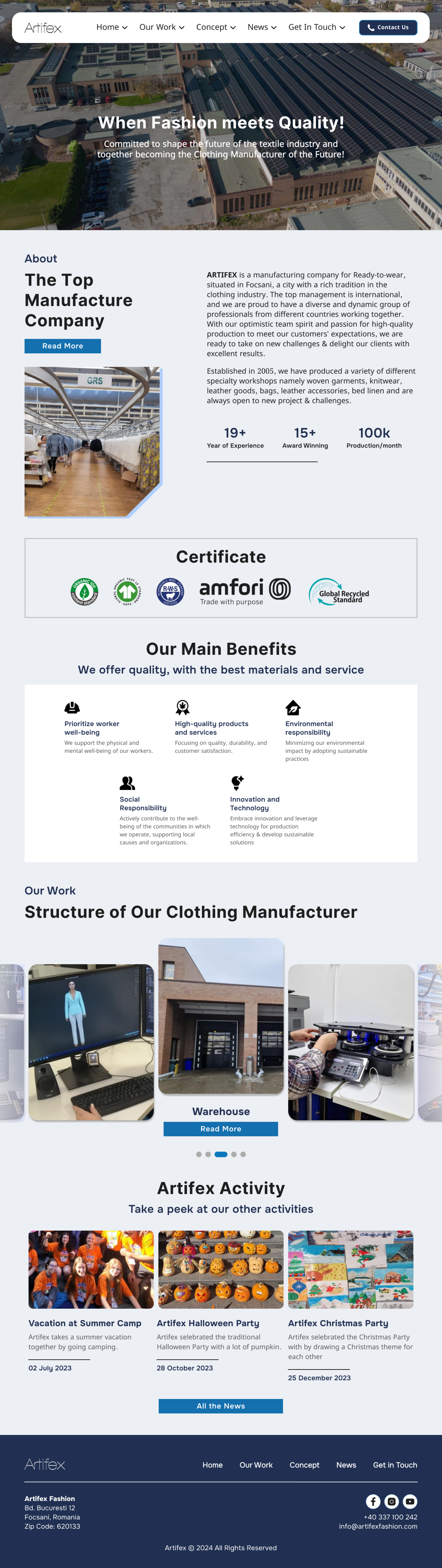 Web Design by Taufik H for ARTIFEX | Design #34037994