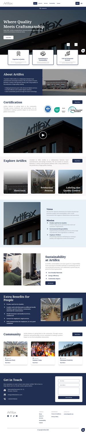 Web Design by Taufik H for ARTIFEX | Design: #34049090