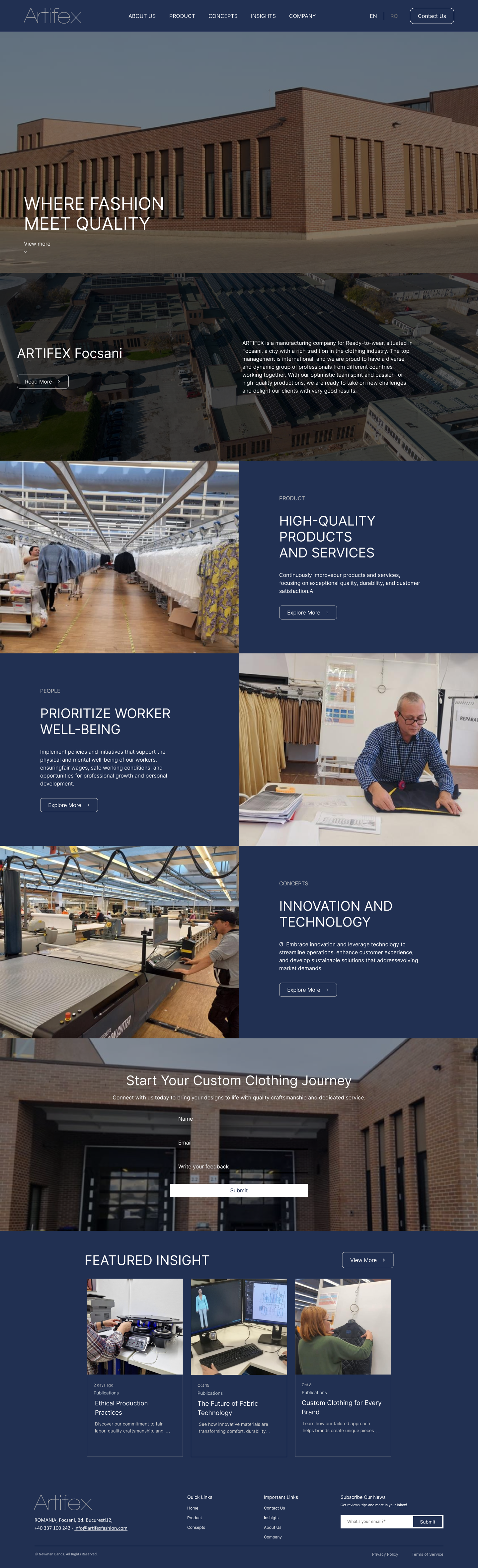 Web Design by Taufik H for ARTIFEX | Design #34049104