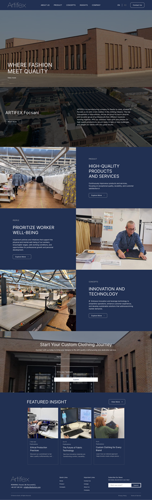 Web Design by Taufik H for ARTIFEX | Design: #34049104