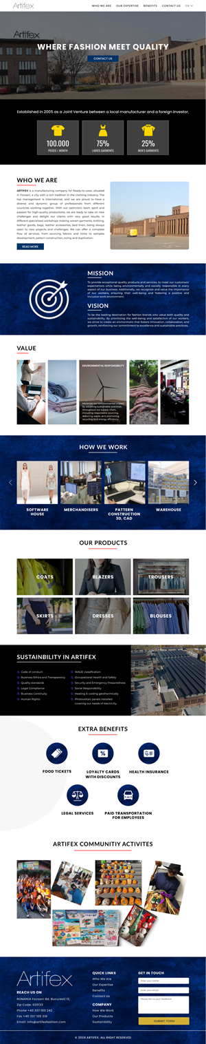 Web Design by Taufik H for ARTIFEX | Design: #34051602