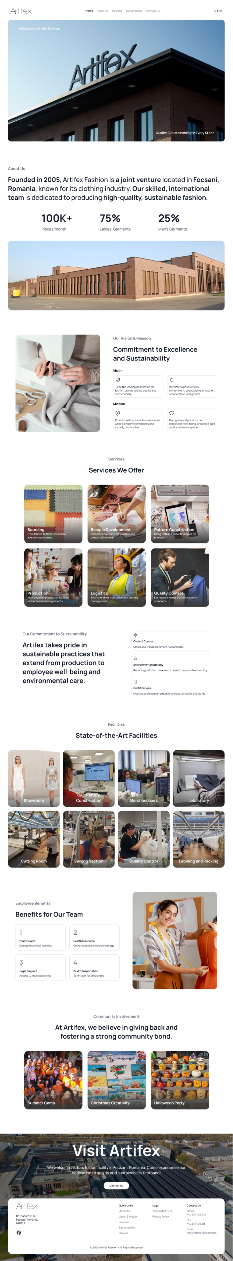 Web Design by Taufik H for ARTIFEX | Design #34051615