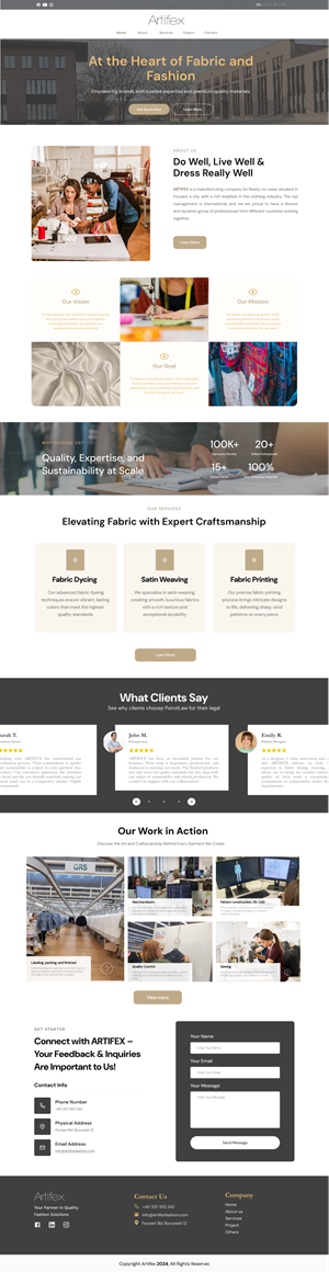 Web Design by Taufik H for ARTIFEX | Design: #34051649