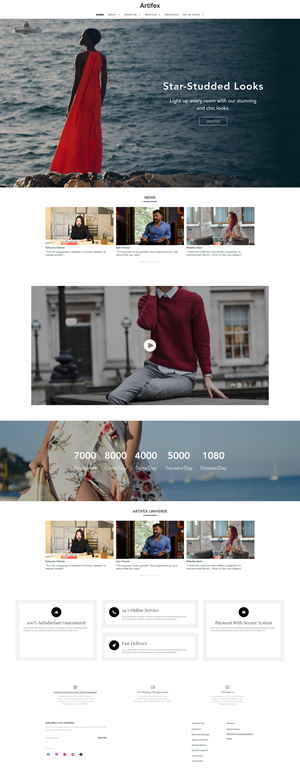 Web Design by Andre Swaby Creative Studio for ARTIFEX | Design #34031771