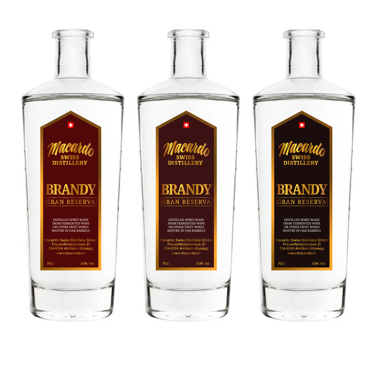 Graphic Design by Sergio Coelho for Macardo Swiss Distillery | Design #34012827