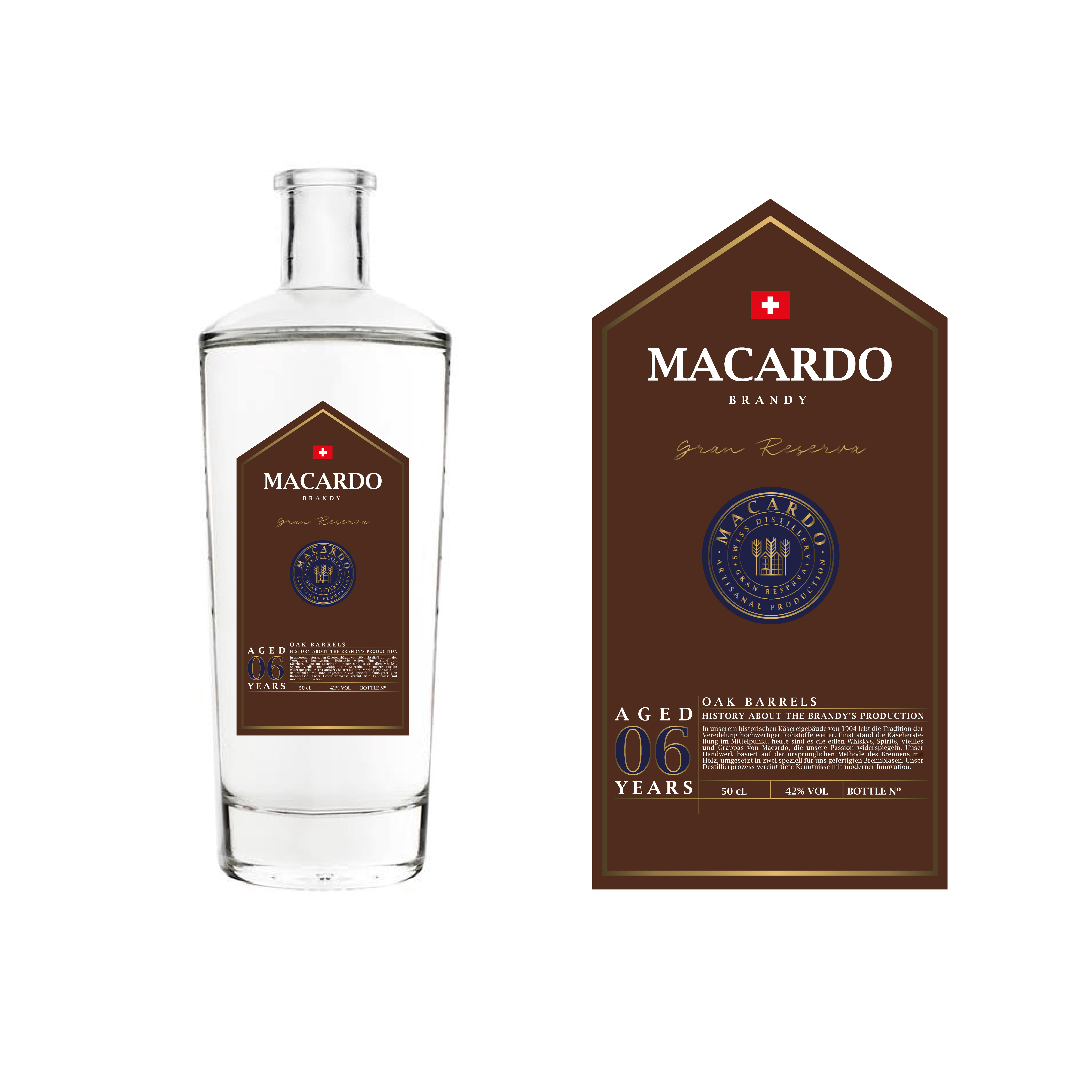 Design Graphique par Eve.A pour Macardo Swiss Distillery | Design #34006191