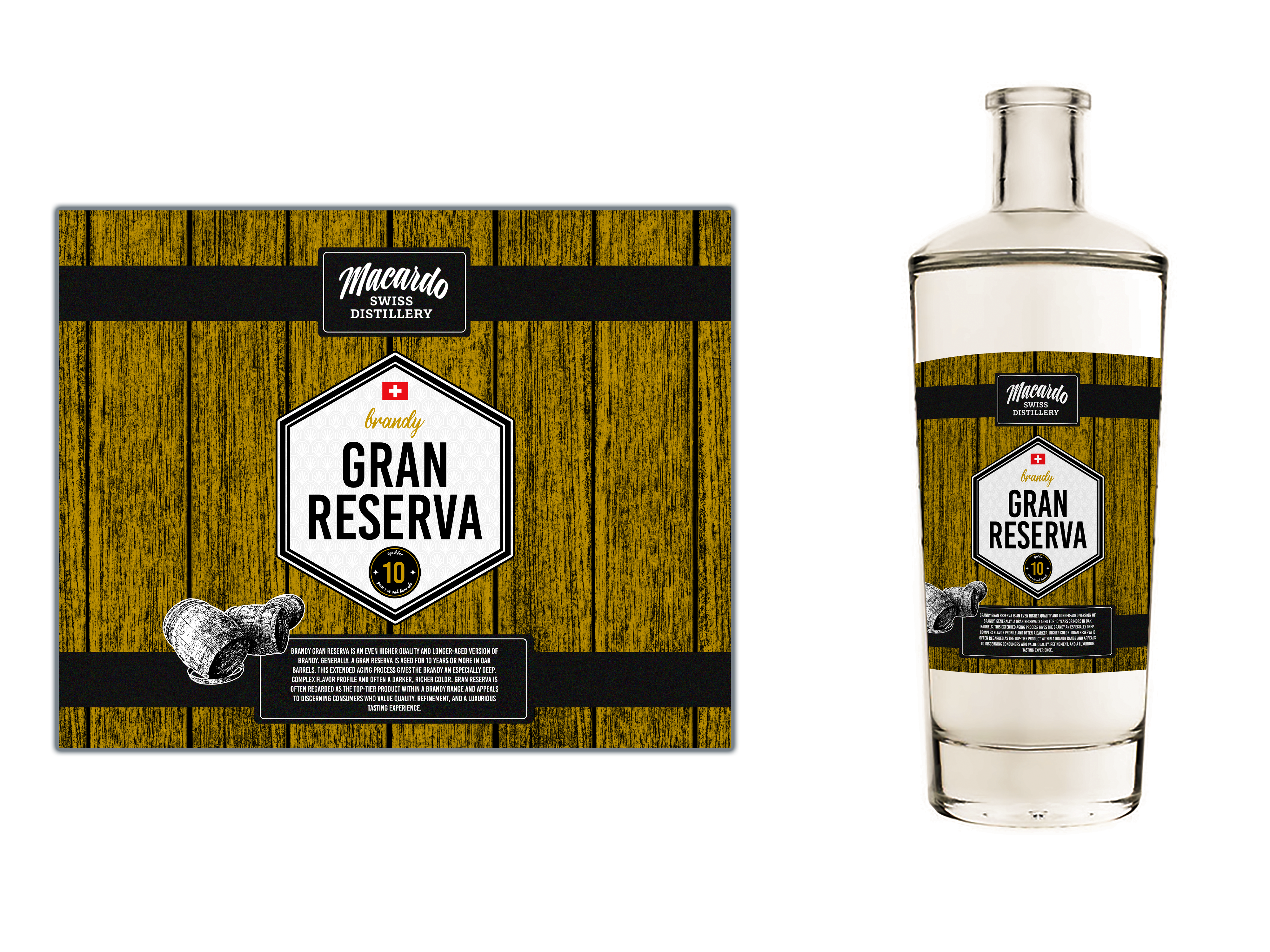 Graphic Design by Ndembs for Macardo Swiss Distillery | Design #34031123