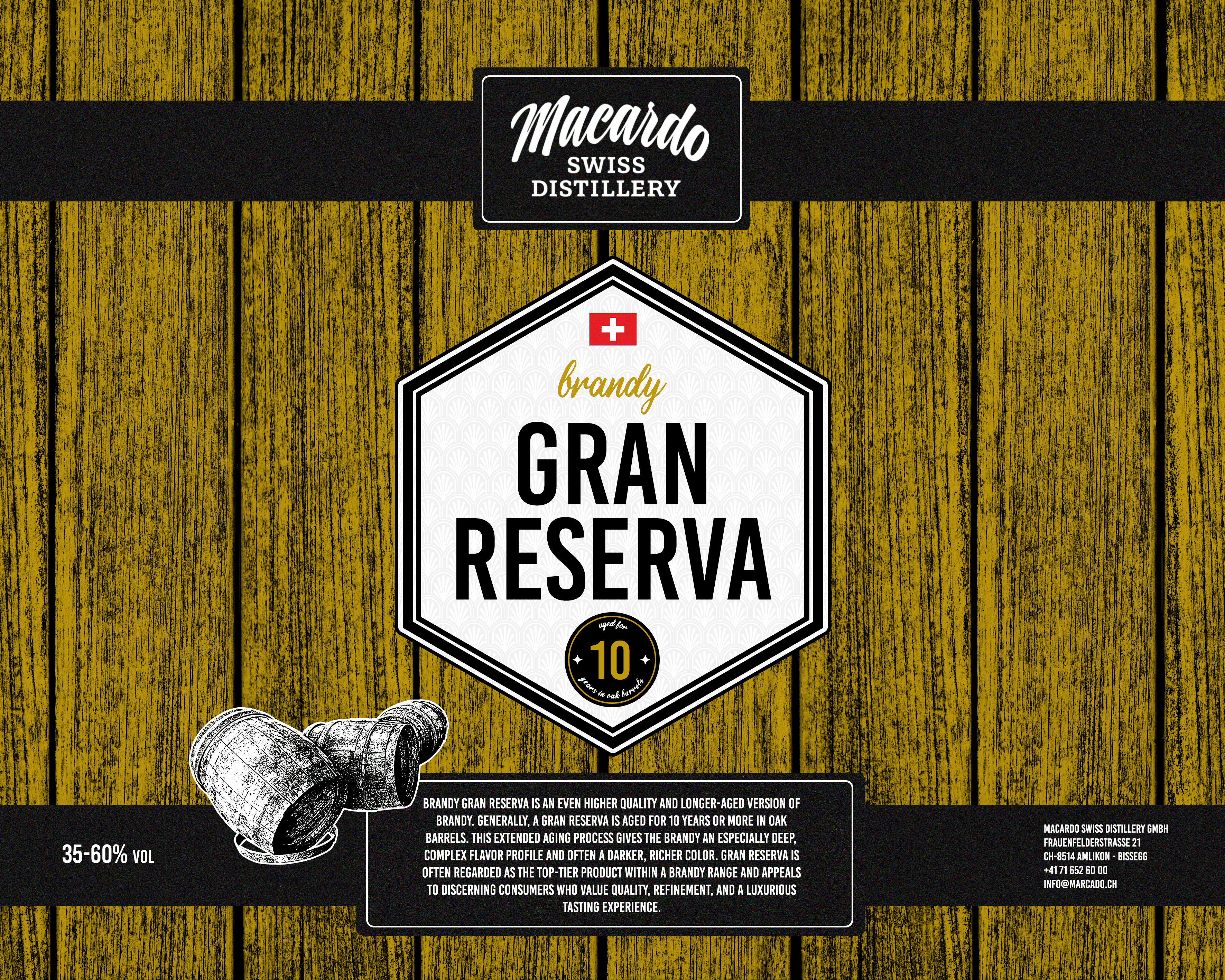 Design Graphique par Ndembs pour Macardo Swiss Distillery | Design #34045629
