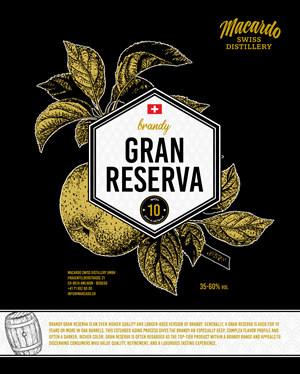 Diseño Gráfico por Ndembs para Macardo Swiss Distillery | Diseño: #34045635