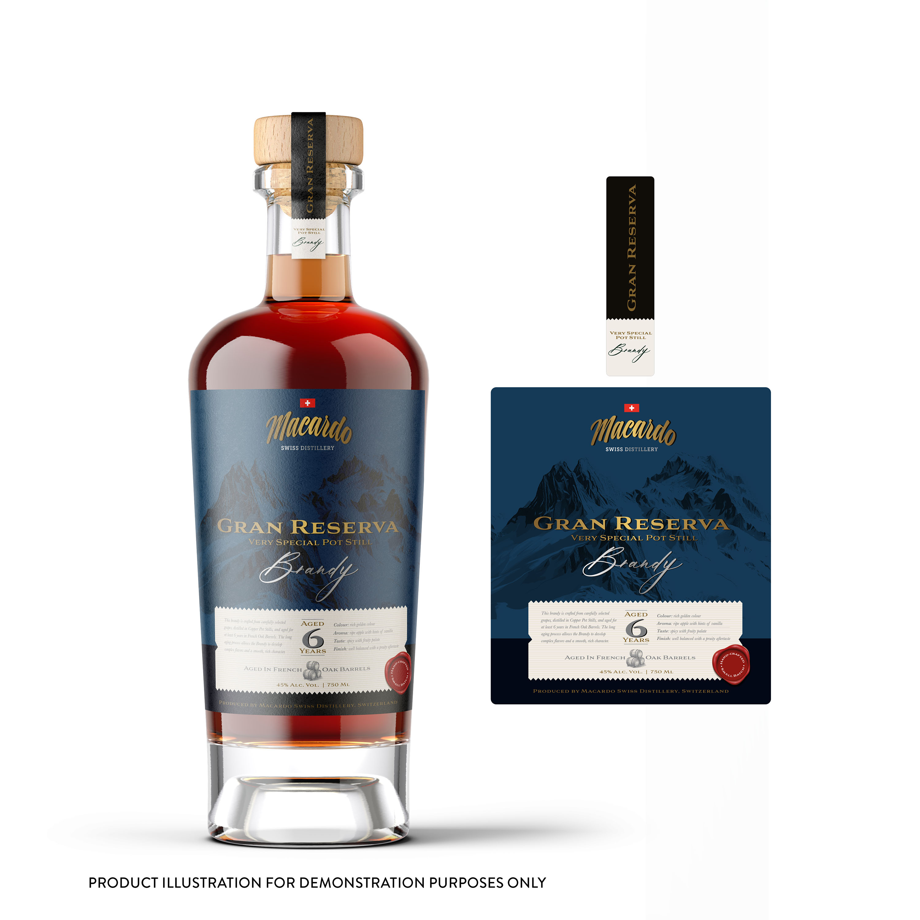 Graphic Design by Stuart-print&digital for Macardo Swiss Distillery | Design #34025855