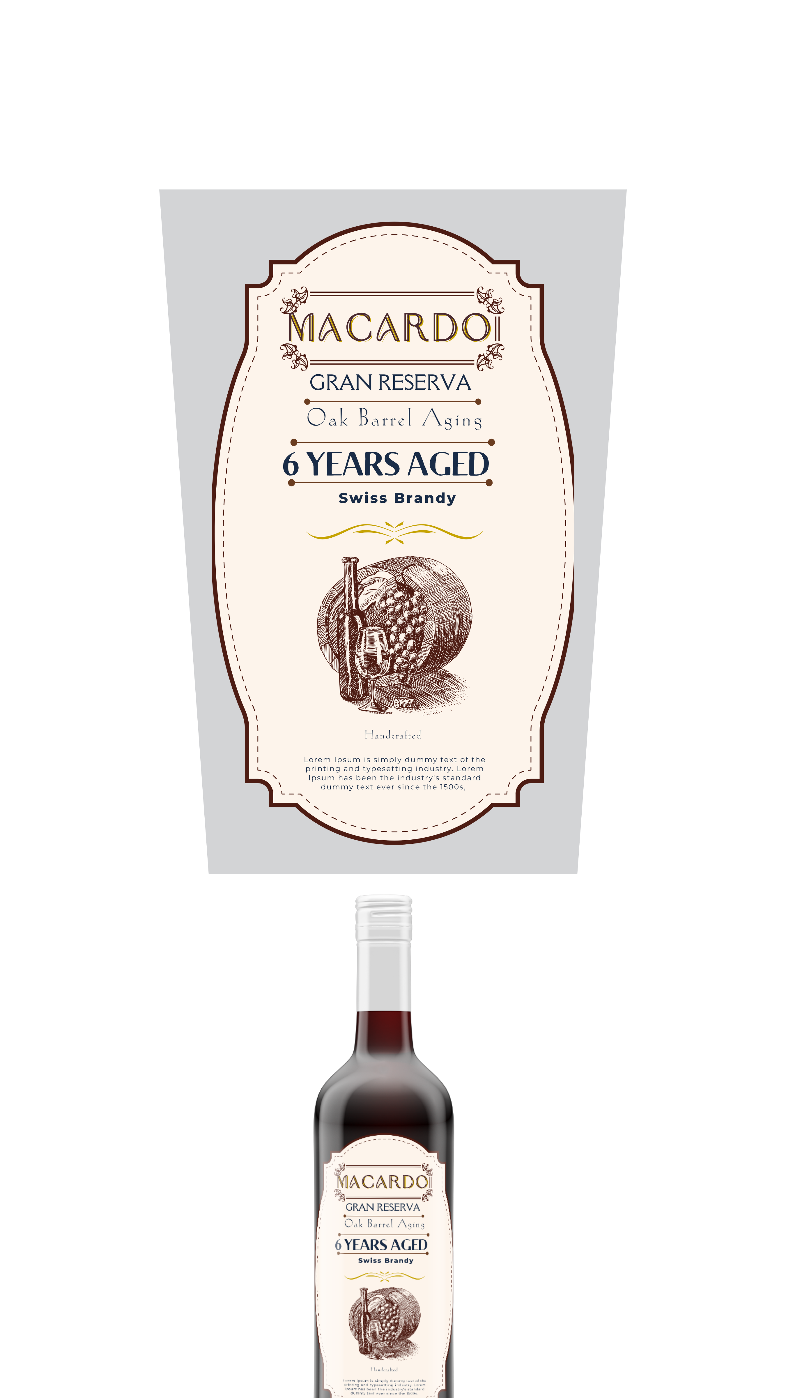 Graphic Design by Custom A for Macardo Swiss Distillery | Design #34037881