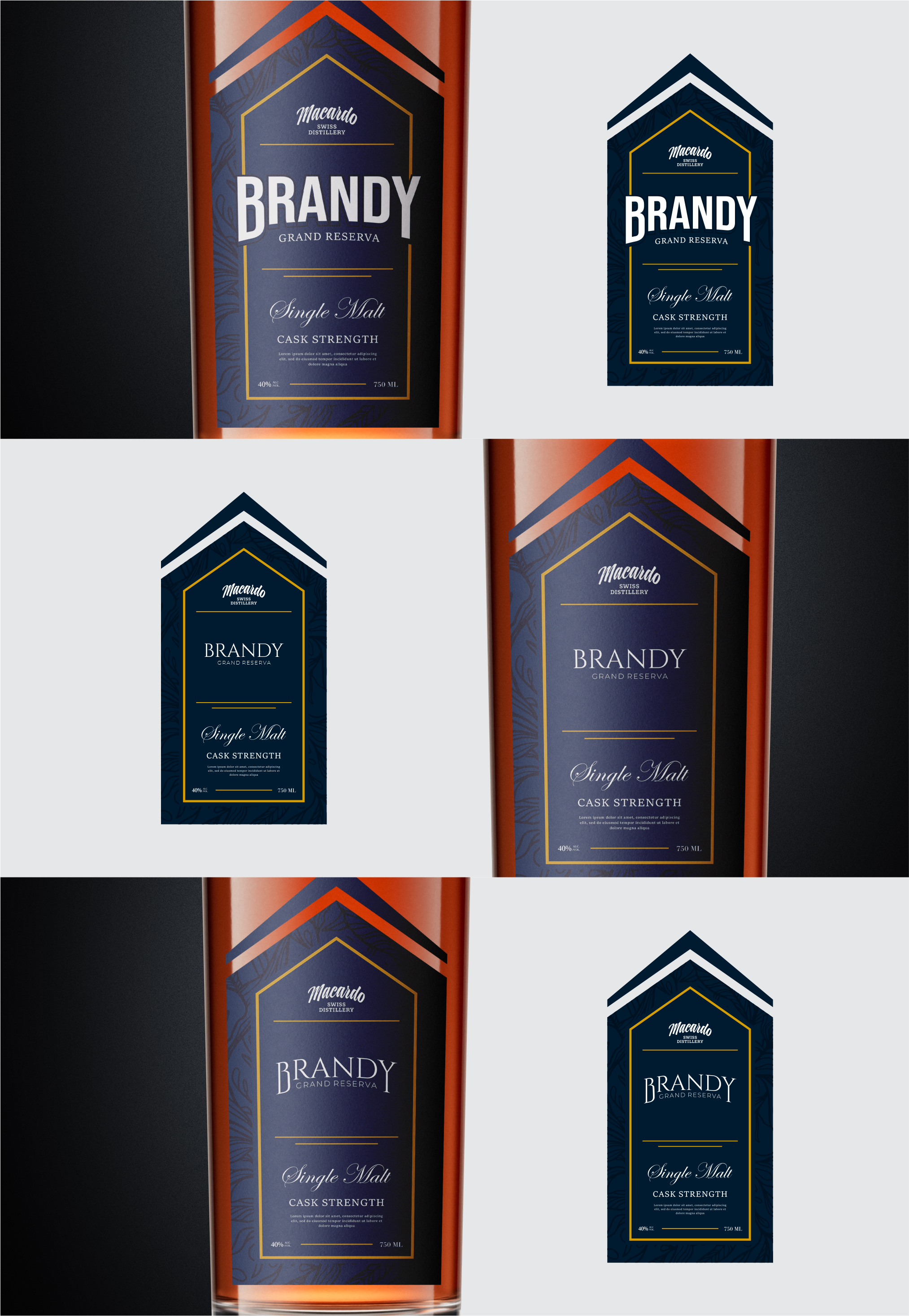 Design Graphique par Aldino Bhakti pour Macardo Swiss Distillery | Design #34111799