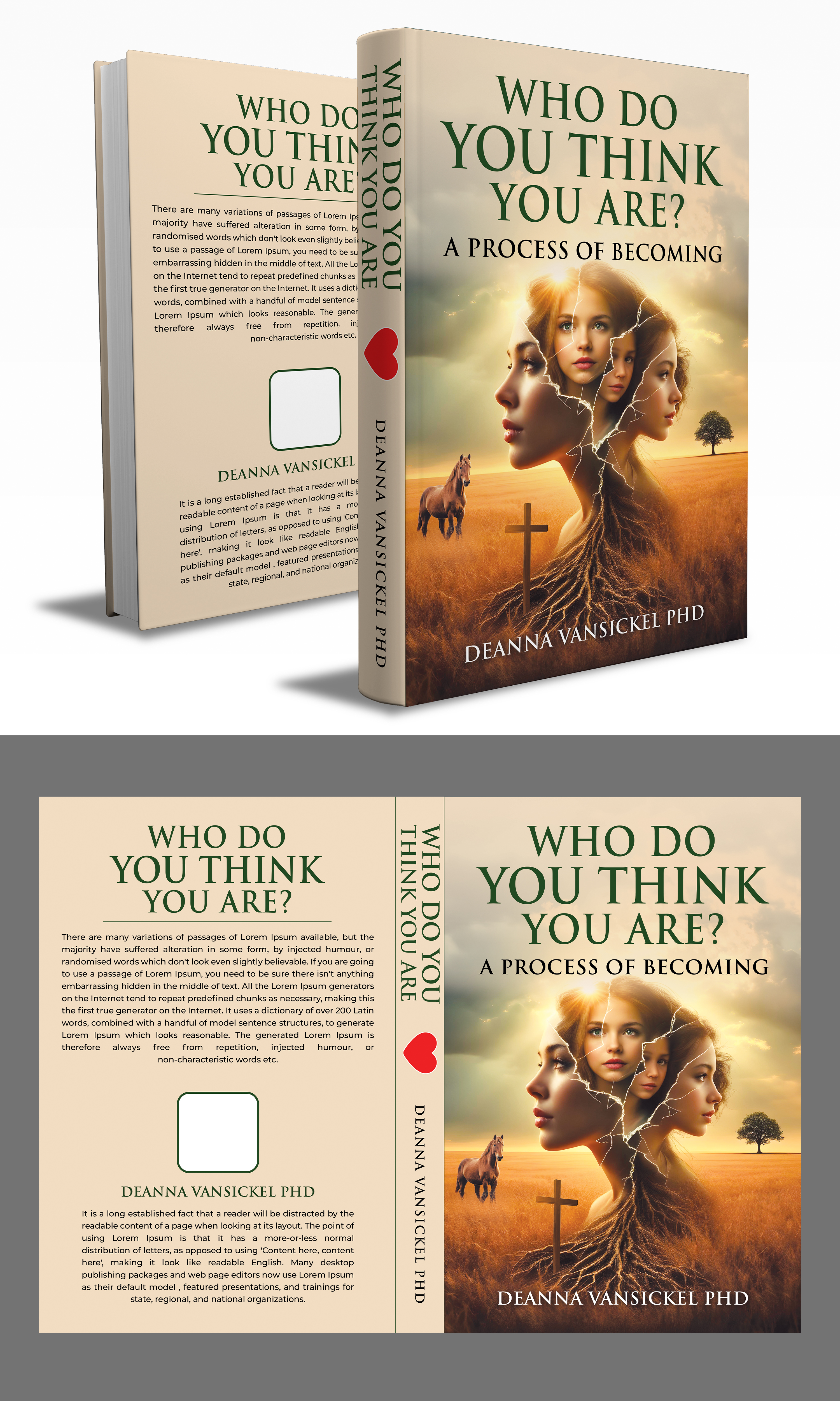 Book Cover Design by G T for TeOusia dba Dr. Dea | Design #34058595