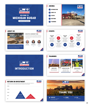 Diseño de PowerPoint por pb para Michigan Sugar Company | Diseño: #34018839